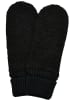 Urban Classics Urban Classics Unisex Sherpa Synthetic Leather Gloves in black