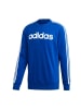 adidas Sweatshirt Essentials 3 Stripes M in Royalblau