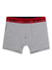 S. Oliver Boxershort 2er Pack in Grau/Schwarz/Rot