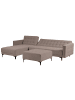 Beliani 3-tlg Modulsofa ABERDEEN in Beige/Schwarz