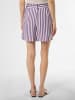 IPURI Shorts mit Leinen-Anteil in weiß lila