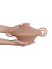 Beliani Blumenvase SURFPERCH in Braun - (W) 24 x (H) 16 x (L) 16 cm