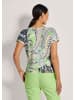MADELEINE Leichter Pullover mit Paisley-Print in kiwi / weiß / multicolor