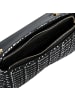 Valentino Tweed Schultertasche 26 cm in nero-multicolor