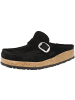 Birkenstock Clogs Buckley Veloursleder normal in schwarz