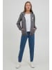 Oxmo Kapuzensweatjacke in grau