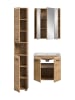 ebuy24 Badmöbelset Ice (4-teilig) Eiche 105 x 46 cm