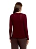CARTOON Langarm-Shirt mit Kragen in Dark Aubergine