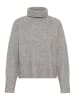 Kaffe Strickpullover KAerin Baggy fit in Light Grey Melange