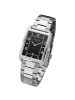 Regent Analog-Armbanduhr Regent Metallarmband silber extra groß (ca. 28,5x41,5mm)