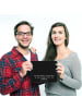 Mr. & Mrs. Panda Maus Pad Superheldin Erzieherin mit Spruch in Schwarz