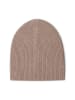 Style Republic Kaschmir Beanie fein gerippt in nougat