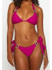 Moda Minx Bikini Top Amour Triangle in Plum