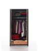 58 aufm Kessel KINDERZIMMERSCHRANK Kameko 100x55x200 MDF+Massivholz Schwarz/Cognac