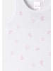 Schiesser Unterhemd / Tanktop Kids Girls Feinripp Organic Cotton in Weiß / Rosa