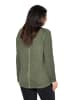 Ulla Popken Longsleeve in olivgrau
