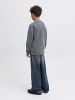 JACK & JONES Junior Strickjacke Jornorrebro Cardigan in dark grey melange