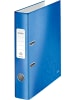 Leitz Ordner Wow A4 Kunststoff 52mm blau metallic