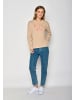 GreenBomb Sweatshirt Bike Strawberry in Kaffee Latte