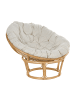 Beliani Sessel SALVO in /Beige - (W) 110 x (H) 77 x (L) 110 cm