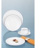 Seltmann Weiden 6er Set Suppenteller Compact Blaurand ø 20,2 cm in weiß-blau