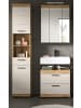 Inn.Furn Badmöbel-Set Sand Kaschmir, Evoke Eiche, Badkombination 112 cm 3-teilig