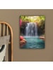 MuchoWow Leinwand Bilder Tropischer Wasserfall