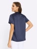 WITT WEIDEN Satin-Bluse in marine