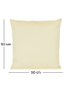 JACK 1x Outdoor Kissenhülle 50x50cm Uni in Beige
