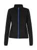 hoona Damen Jacke in Schwarz Königsblau
