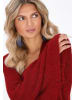 usha FESTIVAL Cardigan in burgundy