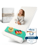 ALAVYA HOME Babymatratze 70 x 140 cm COZY Weiß - inkl. Spannbettlaken