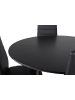 ebuy24 Essgruppe Plaza 20 (5-teilig) Schwarz 100 x 100 cm