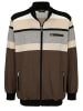 Men Plus Sweatjacke in braun