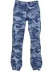Urban Classics Loose Fit Jeans in bluelasercamo