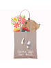 Mr. & Mrs. Panda Tote Bag Pinguin Beste Omi der Welt mit Spruch in Braun Pastell