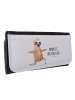 Mr. & Mrs. Panda Wallet Faultier Yoga mit Spruch in Grau Pastell