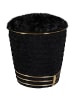 Kayoom Hocker Doric in schwarz - gold
