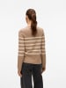 Vero Moda Strickpullover in Silver Mink