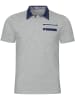 WITT WEIDEN Kurzarm-Shirt in hellgrau-meliert