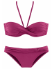 LASCANA Bügel-Bandeau-Bikini in beere