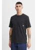11 Project T-Shirt PREmil S Tee ‚Äì 21300995-ME  Modernes T-Shirt mit Brusttasche in Schwarz