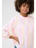 CULTURE Langarm-Bluse CUbeha Relaxed fit in Pink/Yellow/Lavender Stripe