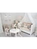 Caramella Babybett "Romantik" 140 x 70 weiss
