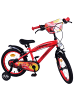 Volare Kinderfahrrad Disney Cars 16 Zoll, ohne Rücktrittbremse in rot