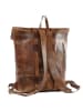 SID & VAIN Leder-Rucksack Leder Backpack Herren CHAZ in hellbraun