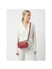 Lazarotti Bologna Leather Umhängetasche Leder Double-Zip 18 cm in red