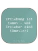 Mr. & Mrs. Panda Tischschoner Spruch Erzieher Künstler mit Spruch in Meeresbrise