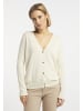 DreiMaster PREMIUM Kaschmir Cardigan in Wollweiss