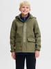 JACK & JONES Junior Softshell Jacke in Grape Leaf